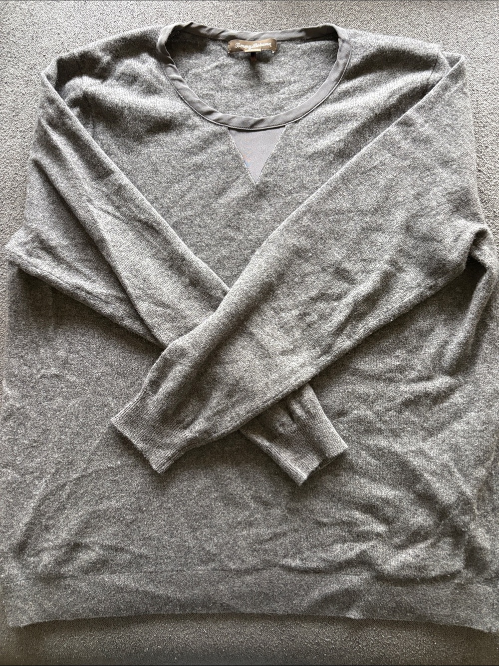 Tommy Bahama Gray Crewneck Pullover